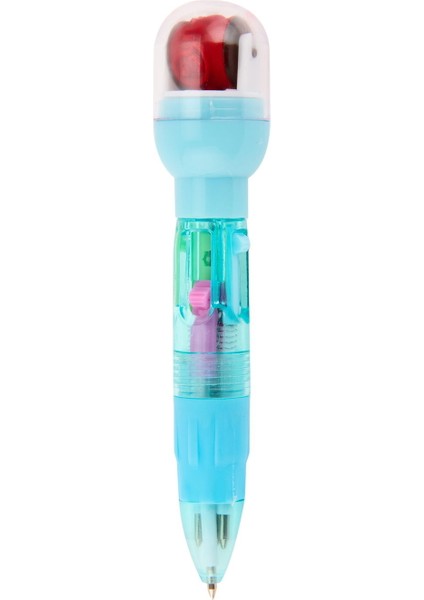 Unick Color Pastel Mühürlü Kısa Çoklu Tükenmez Kalem - - 10 cm