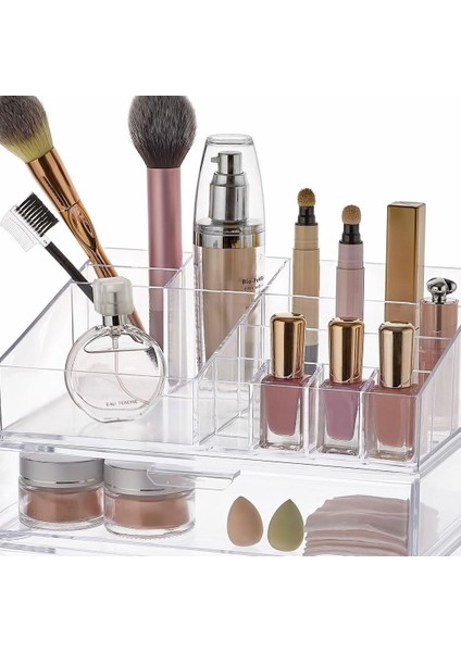 Store 3 Çekmeceli Makyaj Organizer Seti