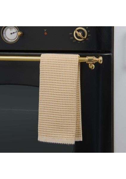 Soft Waffle Mutfak Havlusu - Sarı - 30X50 cm