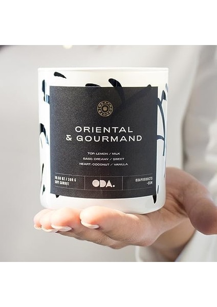 Oriental & Gourmand - Oryantal & Gurme Dekoratif Desenli Soya Mumu I 300 gr (Renkli) fiyatları