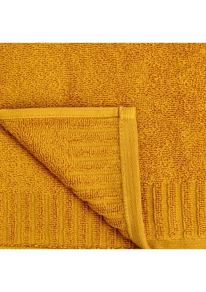 Patte Banyo Havlusu - Hardal - 70X140 cm