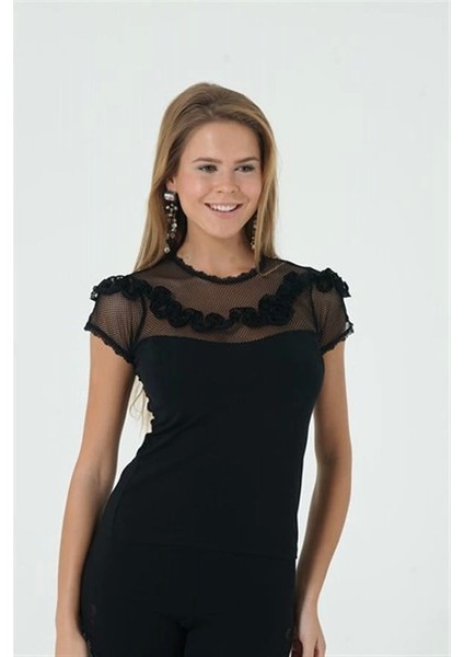 Şahinler Kadın Ip Dantelli Ip Askılı Atlet