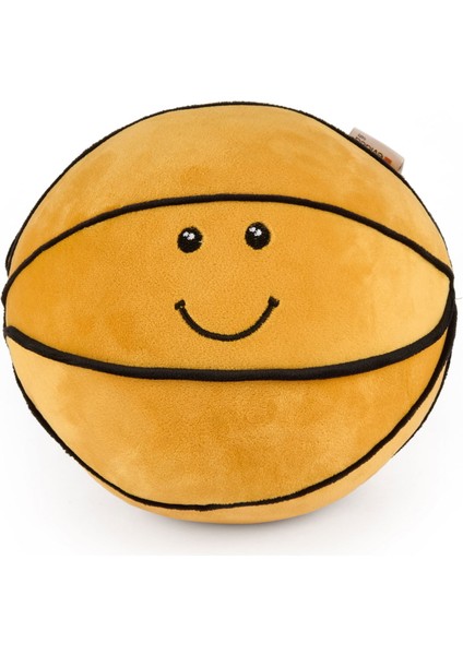 Basket Topu Figürlü Yastık - Turuncu - 75X75 cm