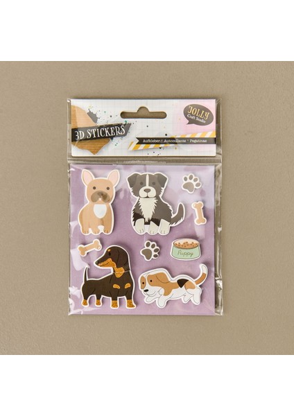 3D Pet Baskılı Sticker -