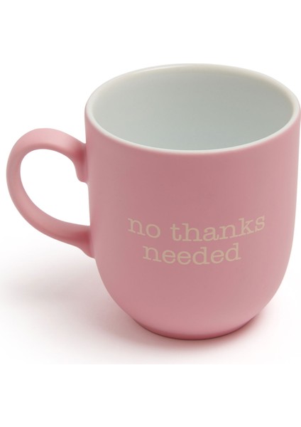 No Thanks Needed Kupa - Pembe - 400 ml