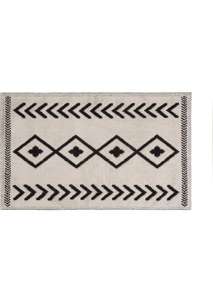 Soft Antik 2'li Banyo Paspası - Ekru - 60X100 cm + 50X60 cm