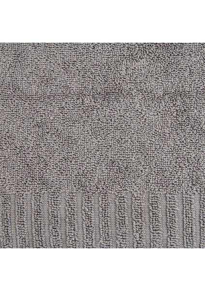 Patte 2'li Havlu Seti - Gri - 30X30 cm