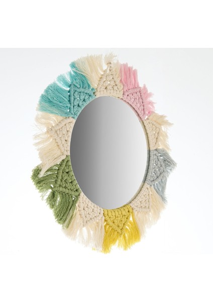 Colourful Dekoratif Ayna - Renkli - 40 cm fiyatları