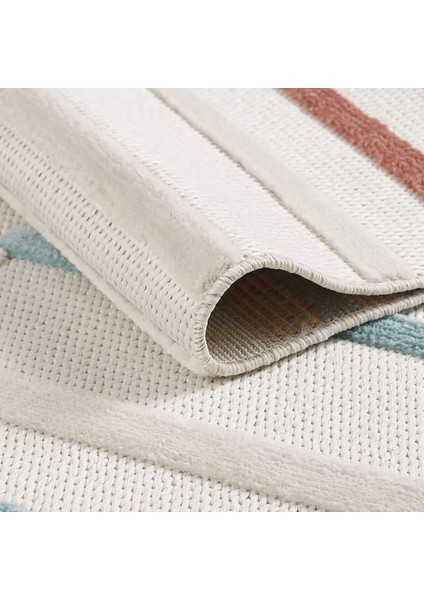 Shibori Laetus Kaymaz Tabanlı Antialerjik Halı - Renkli - 160X230 cm
