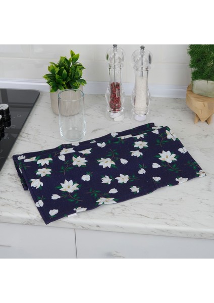 Soft Daisy Mutfak Havlusu - Lacivert - 40X66 cm modelleri