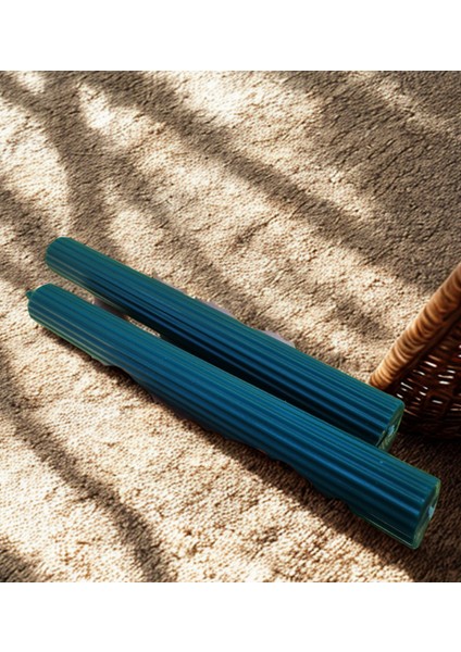 Pinterest Model Petrol Yeşili Renk Şamdan Mum 2'li fiyatları