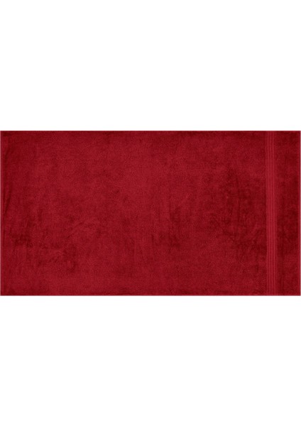 Organik Pamuk Banyo Havlusu - Bordo - 70X130 cm