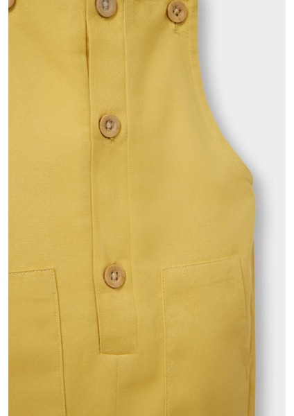 Erkek Bebek Gabardin Salopet Tulum E9010A525SM
