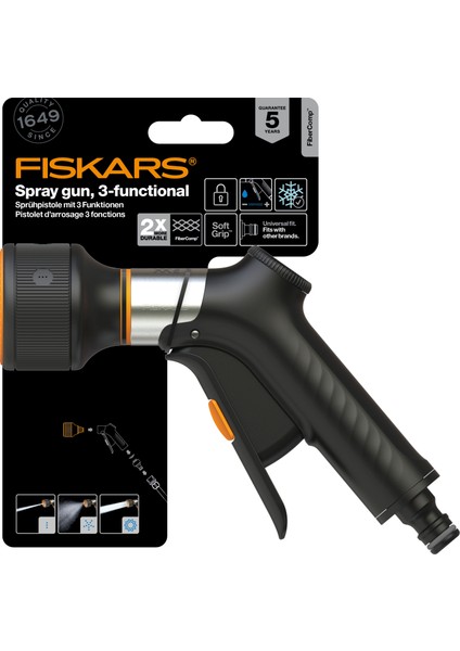 1067194 Fibercomp 3 Fonksiyonlu Sulama Tabancası