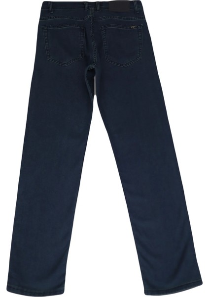 Fistan Store Erkek Yeşil Yüksek Bel Rahat Kesim Boru Paça Büyük Beden Jean Pantolon fırsatları