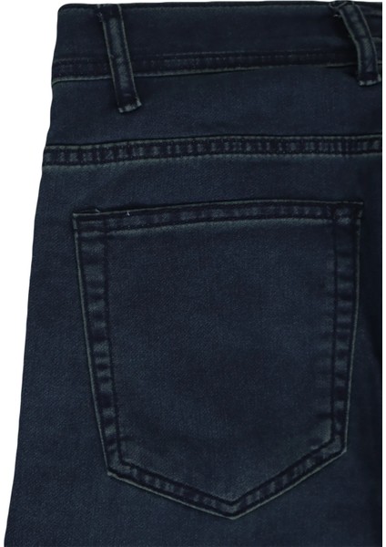 Fistan Store Erkek Yeşil Yüksek Bel Rahat Kesim Boru Paça Büyük Beden Jean Pantolon indirimleri
