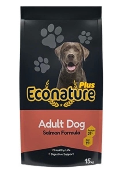 Econature Plus Somonlu Yetişkin Köpek Maması 15 kg