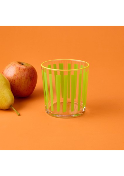 Karnaval 4'lü Su Bardağı Seti - Renkli - 380 ml