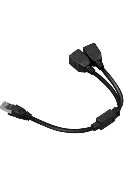 PM-25434 Erkek RJ45 To 2x Dişi Ethernet Çoklayıcı Splitter Dağıtıcı