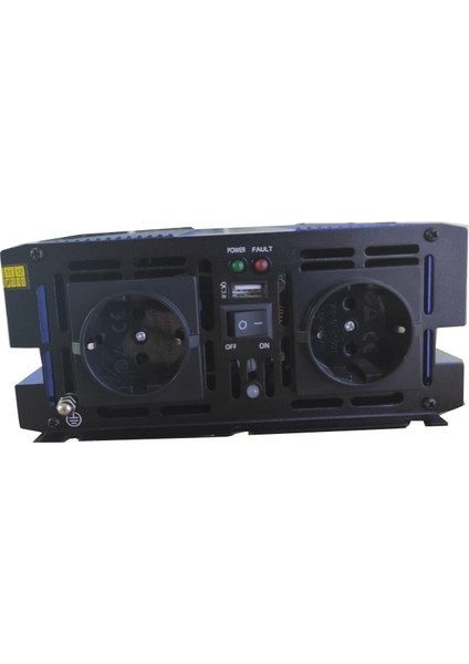 1000W 12V Volt (Şebeke Şarjlı) Tam Sinus Ups İnverter