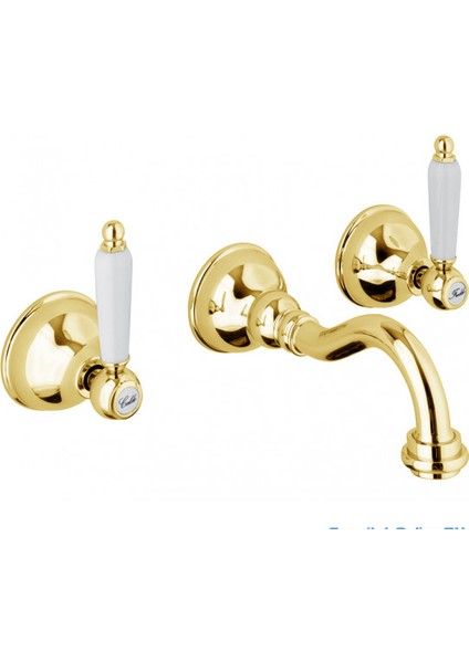 Italyan Webert Dorian 3 Deli̇kli̇ Ankastre Lavabo Bataryasi Altin