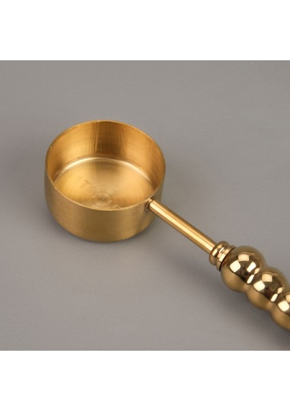Paslanmaz Çelik Ölçü Kaşığı - Gold - 15 ml