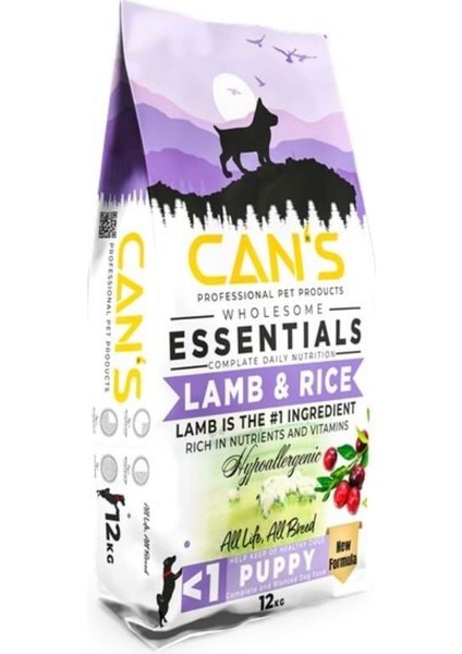 Dog Puppy Yavru Köpek Maması 12KG Lamb & Rıce Kuzu Etli ve Pirinçli
