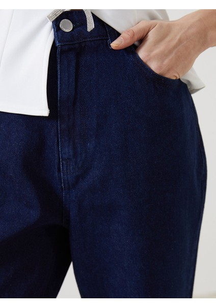 Yeni Sezon Straight Fit Kadin Jean Pantolon - S5LG74Z8 modelleri