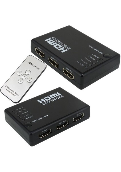 5 Giriş 1 Çıkış HDMI Switch