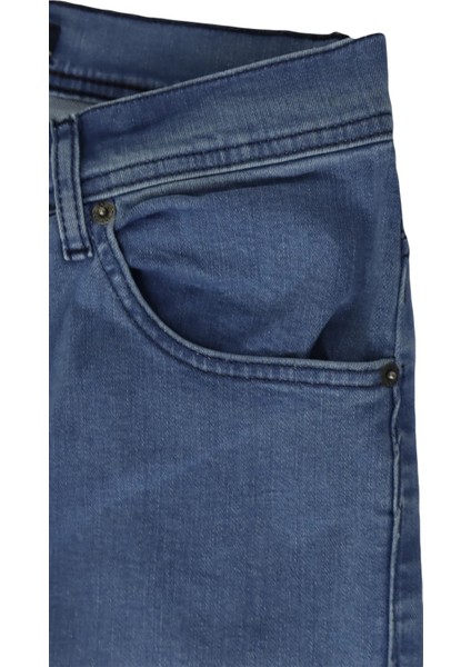 Fistan Store Erkek Açık Mavi Normal Bel Dar Kesim Boru Paça Jean Pantolon modelleri