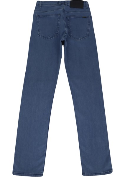 Fistan Store Erkek Açık Mavi Normal Bel Dar Kesim Boru Paça Jean Pantolon fırsatları