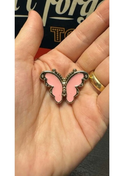 Terlik Süsü/pembe Kelebek