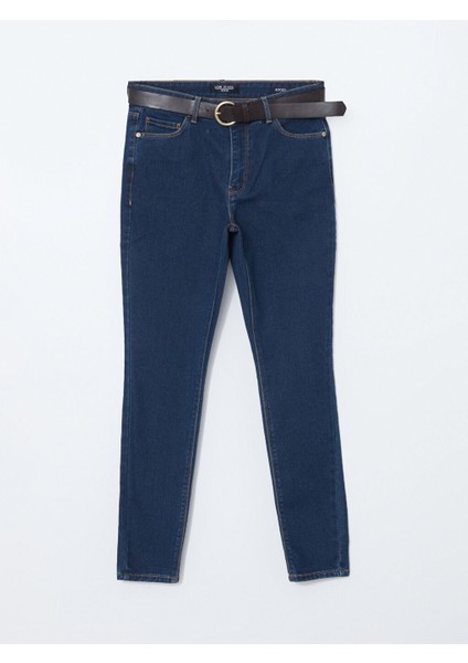 Yeni Sezon Beli Kemerli Mercury Skinny Fit Kadin Jean Pantolon - S52015Z8 indirimleri