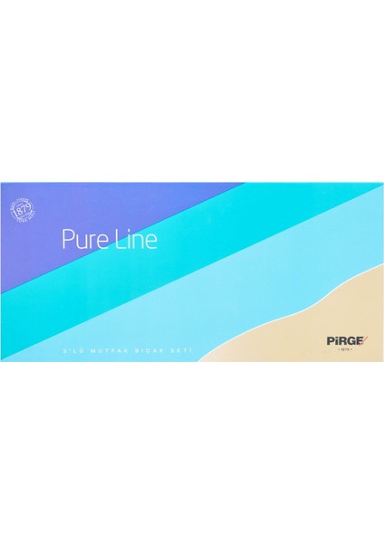 Line 3'lü Mutfak Sebze Meyve Bıçak Seti - Renkli