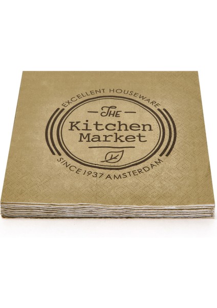 Houseware 16'lı Baskılı Peçete - - 33X33 cm