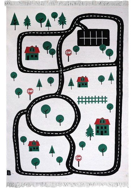 Kids Trafik Çocuk Halısı - 80X150 cm