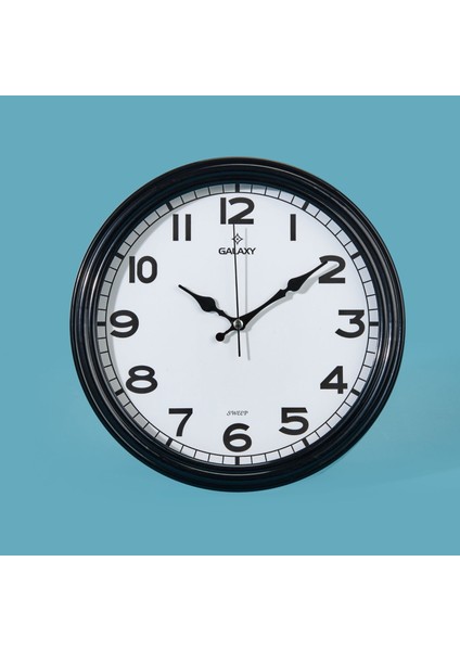 200-K Modern Duvar Saati - Siyah - 30 cm fiyatları