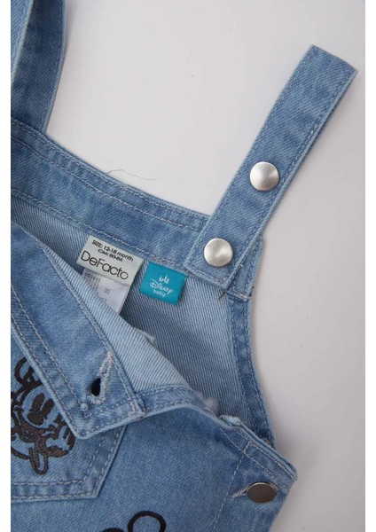 Yeni Sezon Kız Bebek Disney Mickey & Minnie Salopet Jean Elbise