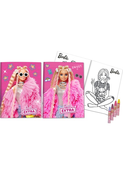 B-386 Pastel Boyalı Boyama Seti - Pembe