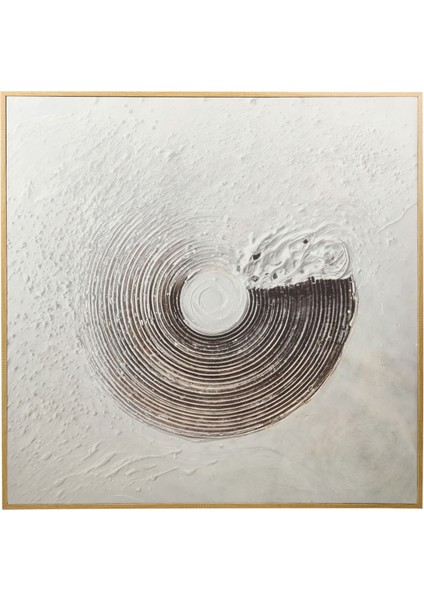 Deco Zoe Tablo - Ekru - 100X100 cm