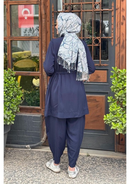 Nurcan Çetin Pantolonlu Takım 25403 Lacivert fırsatları