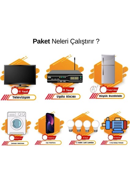 Güneş Enerjisi Bağevi Solar Paket – 5kw Mppt Akıllı Inverter + 8x 410W Güneş Paneli + 8x 12V 105AH Jel Akü fiyatları