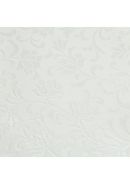 Lunaria Pvc Masa Örtüsü - Beyaz - 140X200 cm