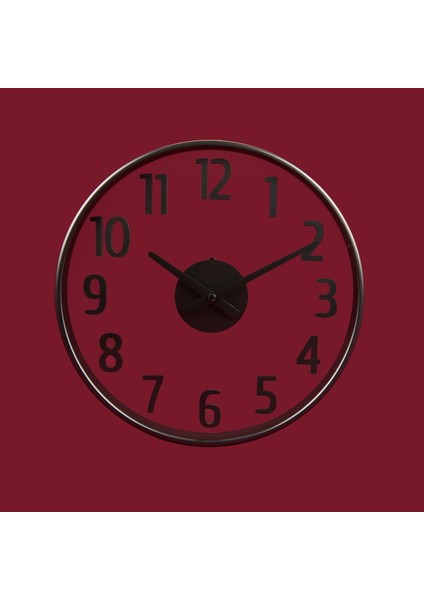 Anthracite Duvar Saati - Antrasit / Şeffaf - 38 cm fiyatları