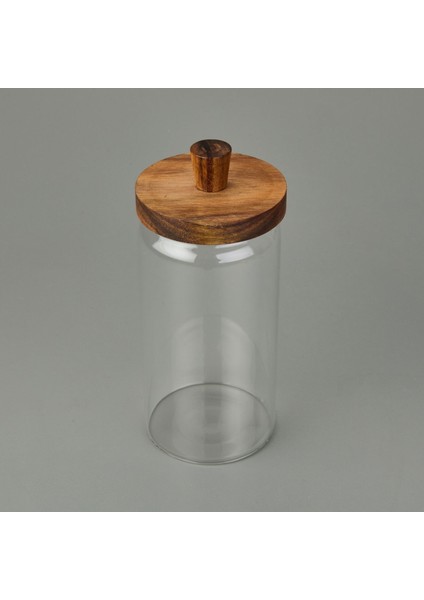 Akasya Kapaklı Kavanoz - Kahverengi / Şeffaf - 950 ml modelleri