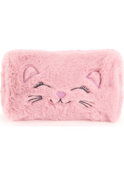 Rabbit Desenli Peluş Kalemlik - Pembe - 22X12 cm fiyatları