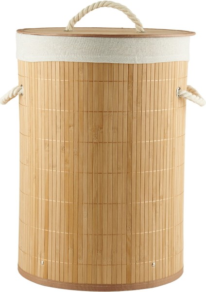 Bambu Çamaşır Sepeti - 48 Litre