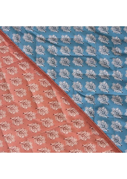 Soft Çağdaş Çift Kişilik Yatak Örtüsü - Somon - 260X240 cm
