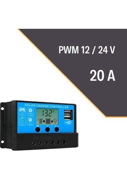 20A Pwm Şarj Kontrol Cihazı