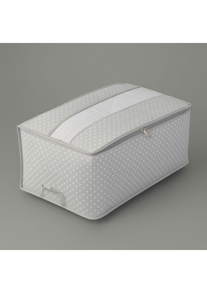 Home Baza Altı Şeffaf Detaylı Büyük Boy Hurç - Gri - 62X46X22 cm fiyatları